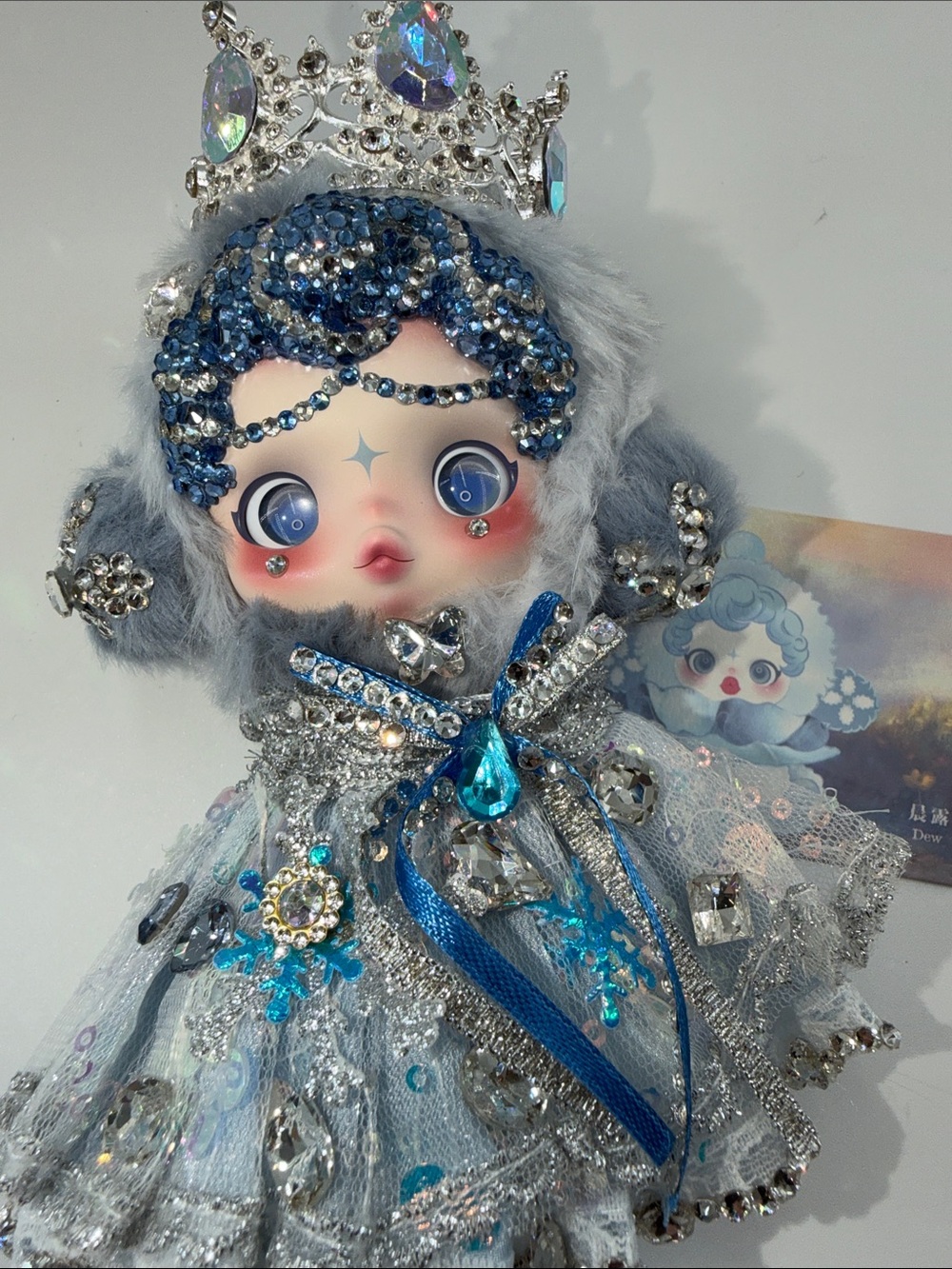 Authentic Skullpanda Dew L’Impressionnisme Hand Embellished Crystal NWT Bling